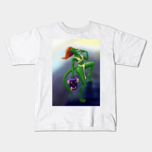 Dragon girl Kids T-Shirt